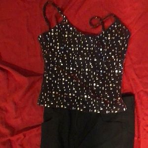 FormulaX Shining Camy Blk/Red sheen